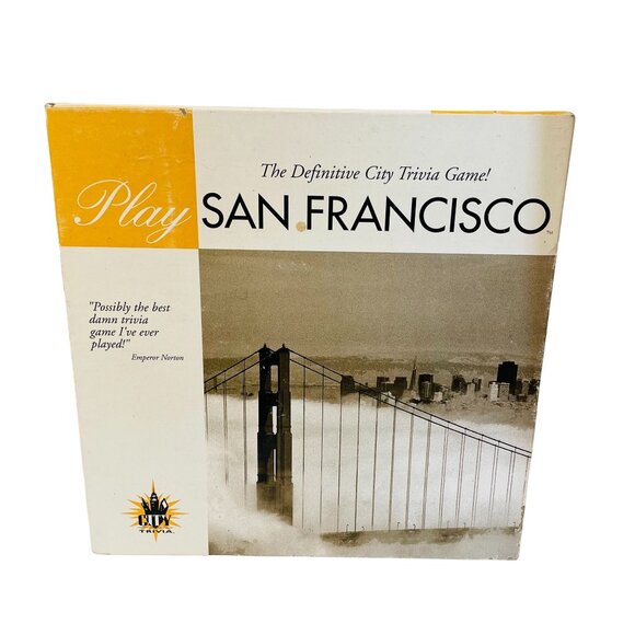 Play San Francisco Definitive City Trivia Board Game Collectible Gift - Picture 1 of 13